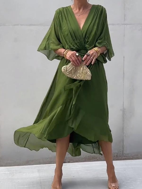 Carla - Abito Elegante con Scollatura a V