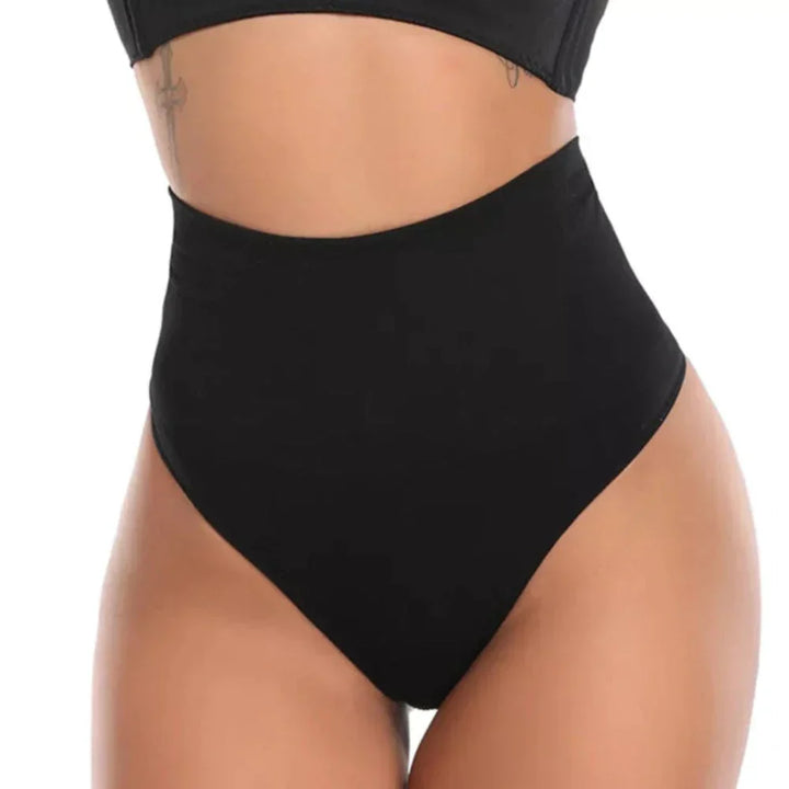 Body Modellante da Donna a Vita Alta in Tessuto Elastico