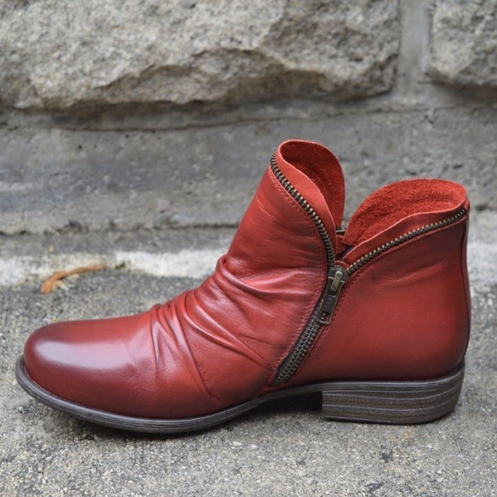 Vanna - Stivali in pelle con zip