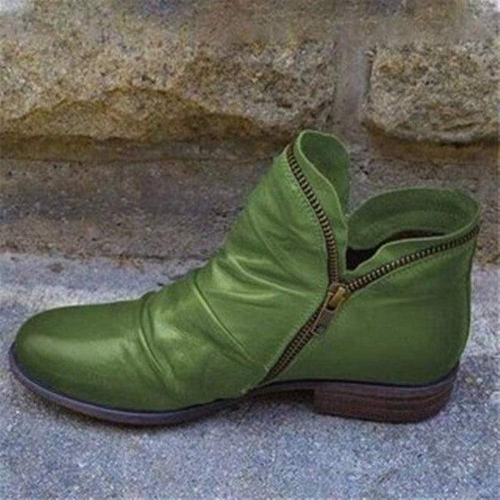 Vanna - Stivali in pelle con zip
