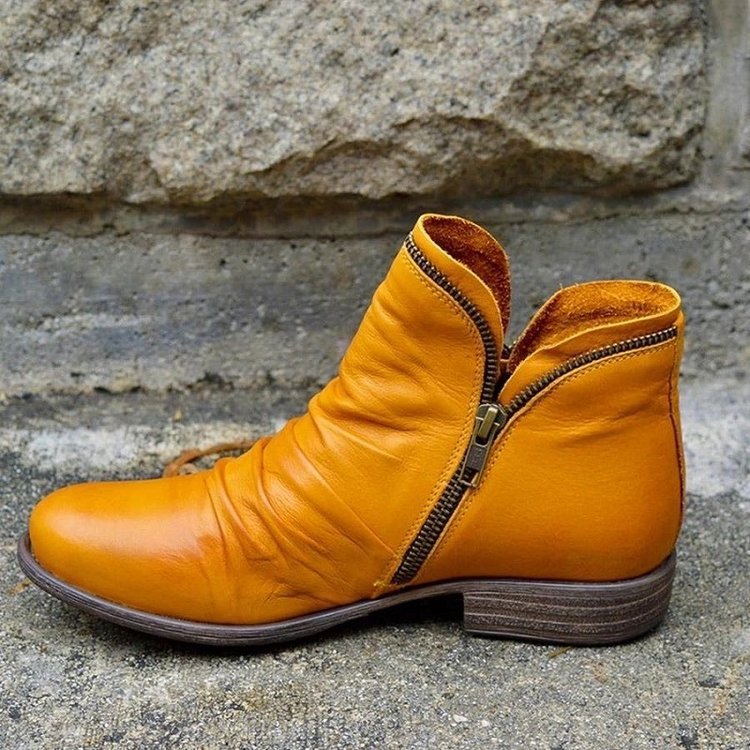 Vanna - Stivali in pelle con zip