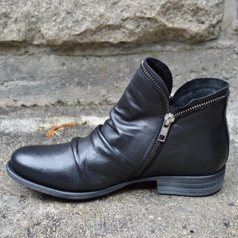 Vanna - Stivali in pelle con zip