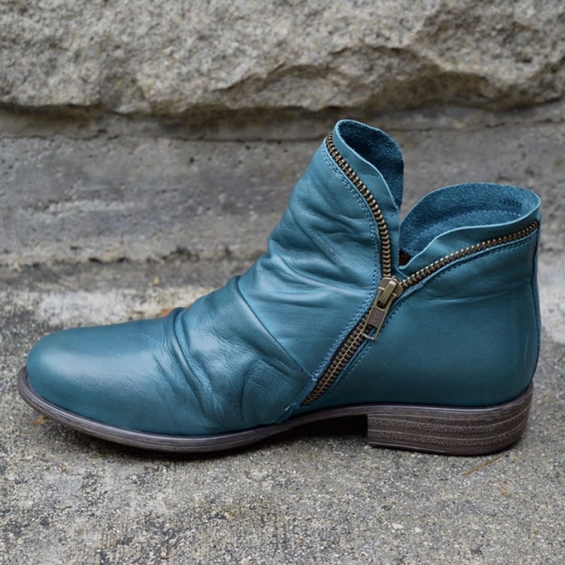 Vanna - Stivali in pelle con zip