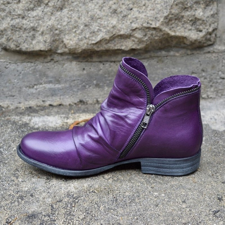 Vanna - Stivali in pelle con zip